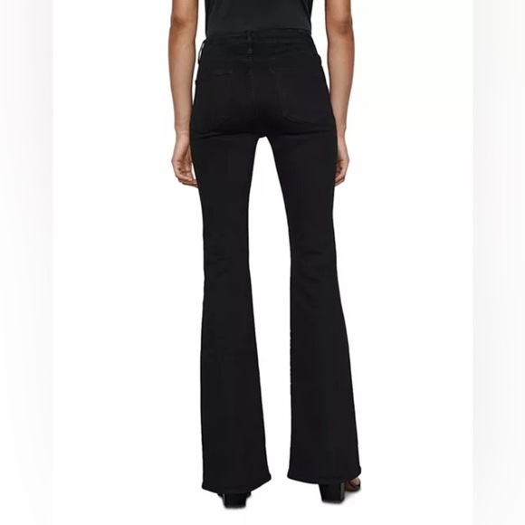 FRAME Denim Le One Flare Mid Rise Denim Jeans - Picture 6 of 13